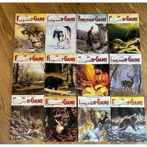 Fur-Fish-Game Magazine 1993 Complete 12 issues